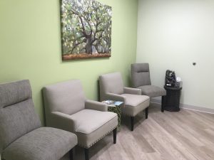 Waiting Room | Saint Petersburg Office | Wellness Psychological | Therapy Services