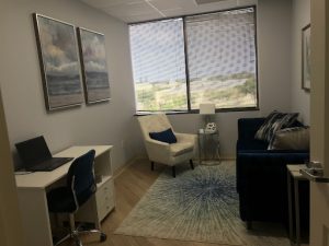 The interior of the St. Pete location of Wellness Psychological Services. Learn more about the support a psychologist in St. Pete, FL can offer by searching for st. Pete therapy today.